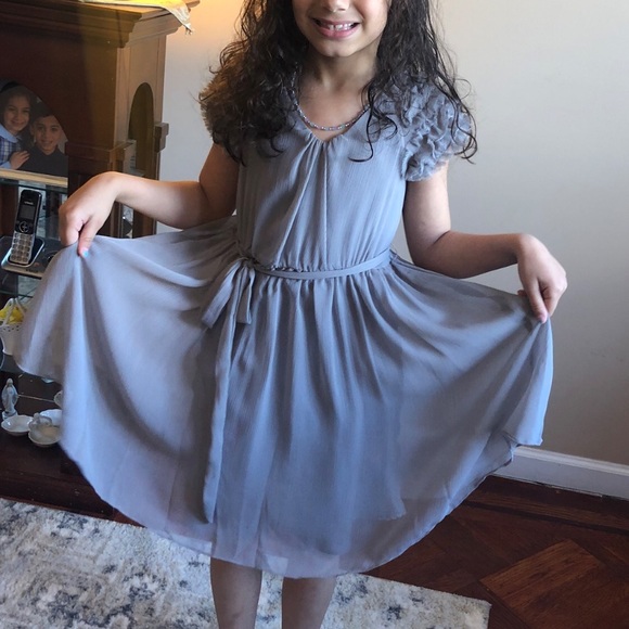 Gray special occasion dress - Picture 5 of 6